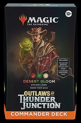 (PREORDER) Outlaws Of Thunder Junction - Commander Deck (Desert Bloom) • $36