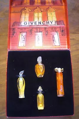 Vintage NEW Givenchy Tony Benneth 4 Miniature Mini Perfumes Box Set Winter • $49.99