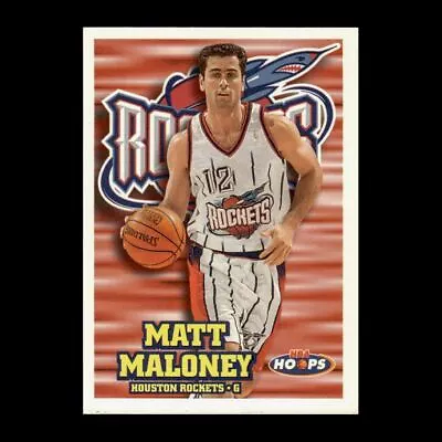 Matt Maloney 1997-98 Hoops Houston Rockets #61 R331D 42 • $1.59