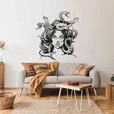 Wall Art Home Decor Metal Acrylic 3D Silhouette Poster USA Medusa Wall • $87.99