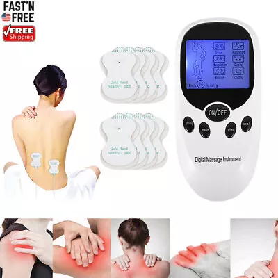 Pain Relief Electrotherapy Machine Muscle Stimulater Electric Therapy Shock Tens • $10.99