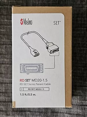 Masimo 4102 RD SET MD20-1.5 RD SET Series Patient Cable 1.5 Ft Brand New • $59.99