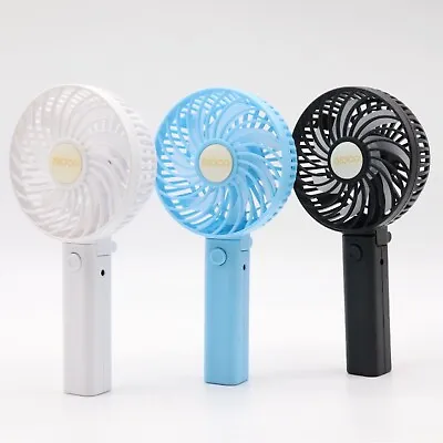 Mini Portable Hand-held Cooling Fan Cooler USB Powerful Air Rechargeable AU • $13.95