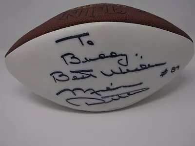 MIKE DITKA Autographed White Panel Football • $49.99