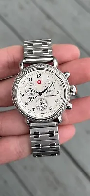 Michele Watch CSX Diamond Chronograph Swiss Made Women Very Clean • $399.99