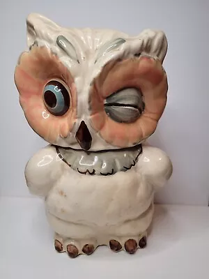 Shawnee Winking Owl Cookie Jar - Chipped • $92.25