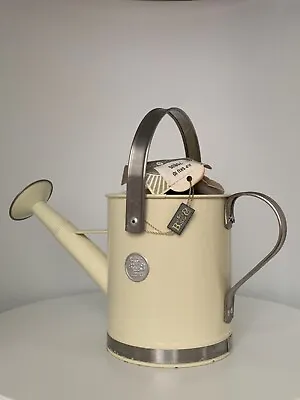 Nwt Burgon & Ball Vintage Watering Can 1ltr Indoor Greenhouse Cream & Silver  • £25