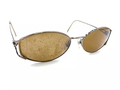 Versace MOD. 1035 1013 Brown Oval Sunglasses Frames 55-16 135 Italy Designer • $99.99