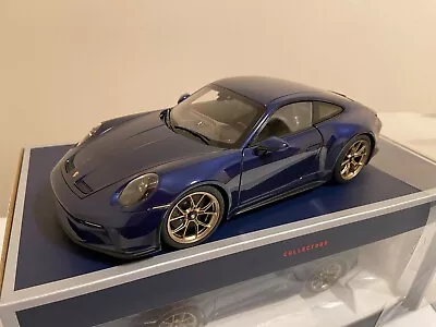 Norev Porsche 911 (992) GT3 Touring In Stunning Gentian Blue New 1/18 • $154.98