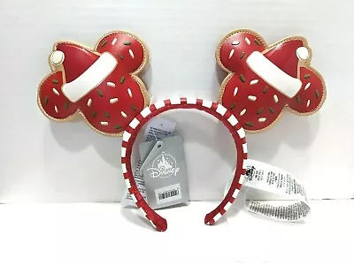 Disney Mickey Mouse Holiday 2021 Cookie Sprinkles Santa Ears Headband • $17.99