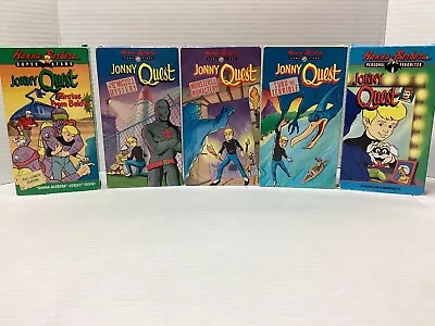(LOT OF 5) JOHNNY QUEST VHS Tapes Vintage Videos Hanna-Barbera Cartoon Network • $30