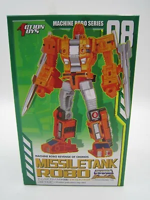 Machine Robo Revenge Of Cronos Series 08 Missile Tank Robot Figure Action Toys • $102.99