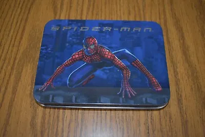 Spider-Man Playing Cards #085780 - 2 Decks In Numbered Collector Tin Marvel 2002 • $6.29