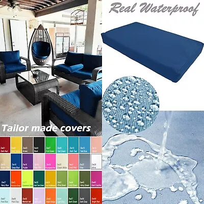 TAILOR MADE COVER*Patio Bench Cushion Waterproof Outdoor Swing Sofa Daybed Dw27 • £57.15