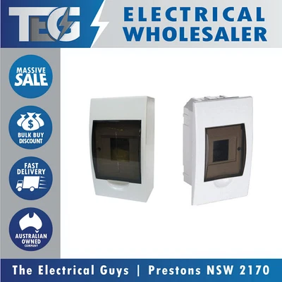 $31.90 • Buy NLS 6 Way Pole Distribution Board Switchboard Enclosure Surface Recessed Flush