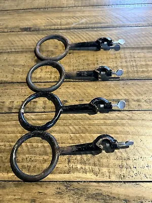 Lot Of 4 Vintage 3” Chemistry Lab Fisher Cast Iron Ring Clamps  For Lab Stand • $32.50