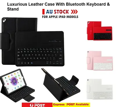 $49.99 • Buy Apple Ipad Bluetooth Keyboard Folio Case Cover Air 1 2 3 4 9.7 5 6th 10.2 8 12.9