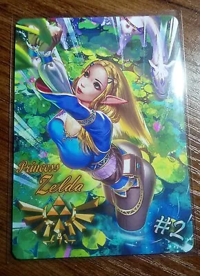 Legend Of Zelda #2 Princess Custom Art Card Anime Sexy Waifu Double Sided • $6.21