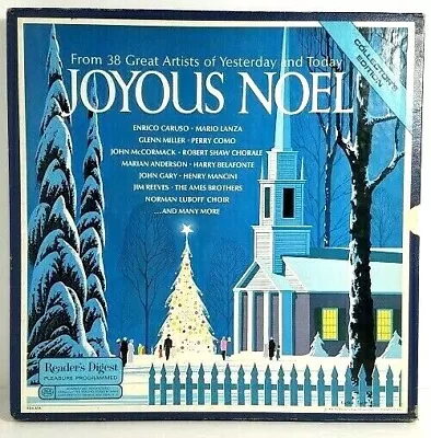 Vintage Readers' Digest JOYOUS NOEL Collector's Edition Vinyl LP 4 Record Set • $9.38