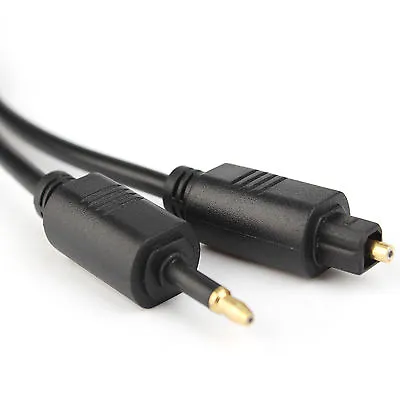 3FT 6FT 12FT Strong Toslink To Mini Toslink Digital Optical S/PDIF Audio Cable • £30.25