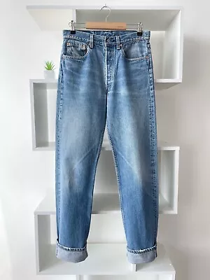 Levi’s 501 Vintage Jeans 90s Wash Blue Made In USA Size 31 • $99.99