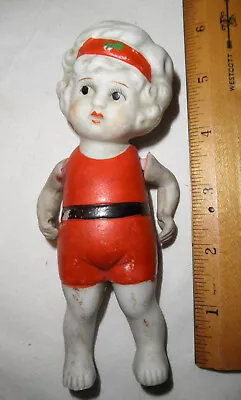 Antique Bisque Porcelain Flapper Doll Made In Japan • $7.99