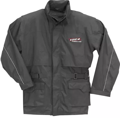 Vega Motorcycle Technical Gear Black Motorcycle Rain Jacket Men's Sizes XS & SM • $21.99