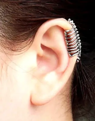 £4 • Buy Skeleton Rib Cage Ear Cuff Top Quality Jewellery For Men Women A015