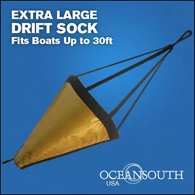 $51.49 • Buy 53  Drift Sock Sea Anchor Drogue, Sea Brake Fits Boats Up To 30' -X Large Size