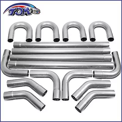 16x 3  OD Custom Exhaust Tubing Mandrel Exhaust Pipe Straight & Bend Kit  • $164.92