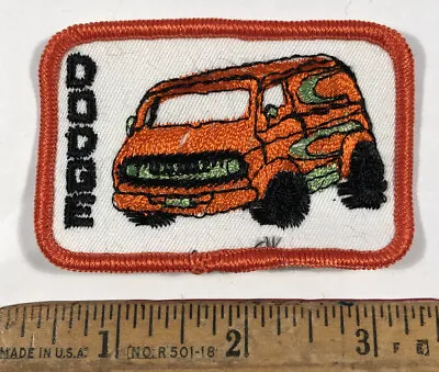 Vintage Dodge Van Picture Logo Embroidered Patch Car Automotive Orange • $5.25