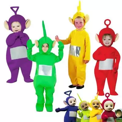 Costume Teletubbies Cosplay Birthday Halloween Party Children Cartoon Bodysuit • $44.12