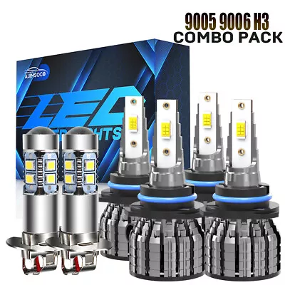 For Mazda Millenia 2000-2002 LED Headlight Hi/Low+Fog Light Bulb Combo Kit 6000K • $89.99