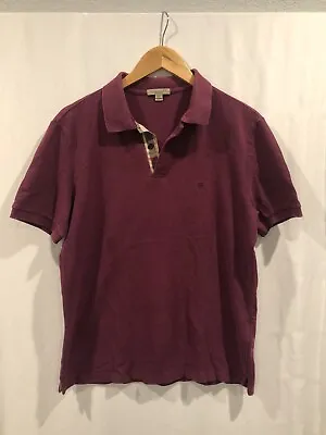 Burberry Brit Men's Amethyst Slim Fit Nova Check Polo Shirt (Size M) • $49.99