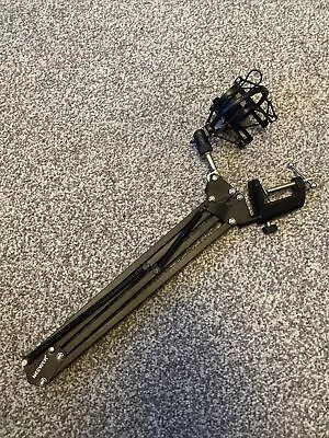 Neewer Microphone Arm Stand NW-700 Mic Ring NW-35 Suspension Boom Black • £20