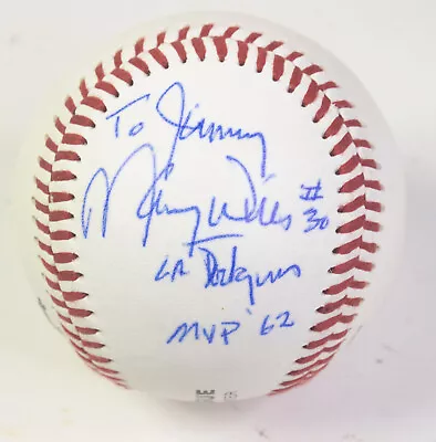 Maury Wills Autograph Signed  MVP '62  National League Baseball Personalized • $39