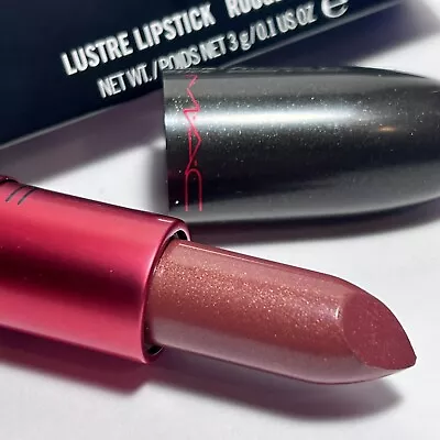 BNIB MAC *VIVA GLAM VI* Lustre Lipstick ~ Warm Terracotta Plum Fusion With Pearl • $94