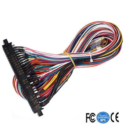 Jamma Plus Board Full Cabinet Wiring Harness Loom For Jamma Multicade PCB Board • £15.12