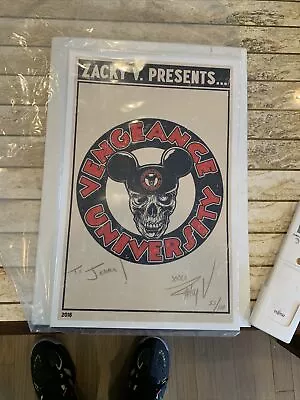 Zacky Vengeance Autographed Poster Rare!!! Ed Of 100 • $500