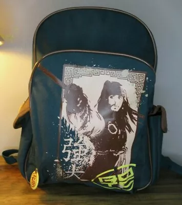 NWOT RARE Japanese Pirates Of The Caribbean Jack Sparrow At World's End Backpack • £20