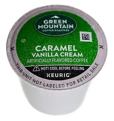 Green Mountain Caramel Vanilla Cream Coffee 100% Arabica Keurig K-Cup Pods • $22.38