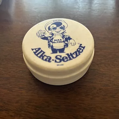 Vintage Speedy Alka Seltzer Collapsible Travel Cup With Lid Pill Holder • $4