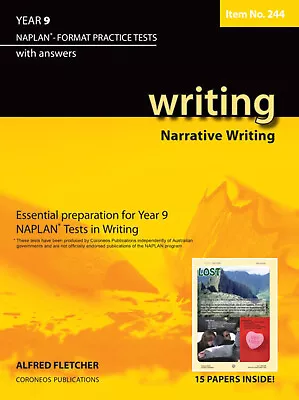 Writing Year 9 NAPLAN Format* Practice Tests (Writing Narratives) # 244 • $22.95