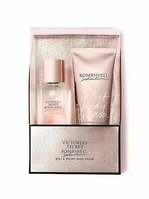 Victoria's Secret Bombshell Seduction Travel Mist & Velvet Body Cream Gift Set • $23.95