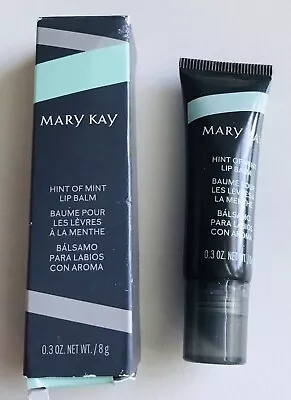 New In Box Mary Kay Limited Edition Hint Of Mint Lip Balm Full Size ~ Fast Ship • $11.95