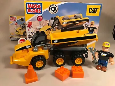 Mega Bloks Articulated Dump Truck Cat 7801 With Box • $18