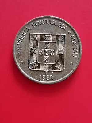 1982 Macau 20 Avos Coin  • $3.25