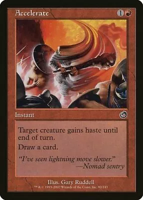 Accelerate - Torment - Magic The Gathering MTG • $1