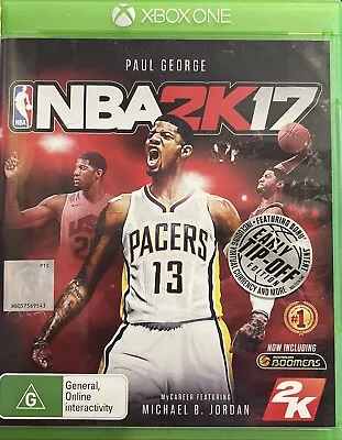 NBA 2K17 Microsoft XBOX One Basketball Game Paul George Early Tip-Off Edition T9 • $25