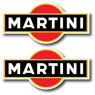 2x Martini Decal Sticker 3m Us Made Truck Car Vehicle Wall Racing Motorsport • $45.99